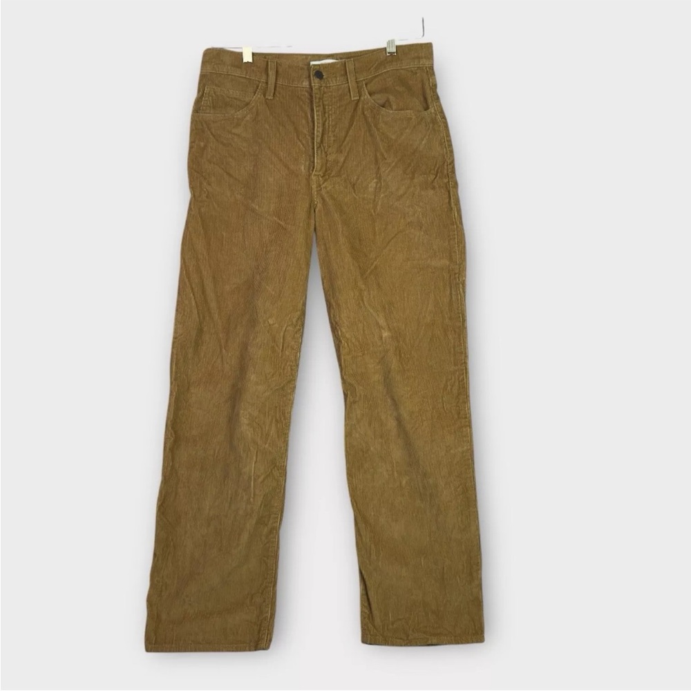 Levis Corduroy 94 Baggy Pants 30 Actual 32x31 Brown Cotton Wide Leg Street Wear